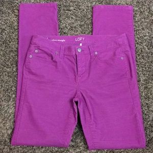 Purple corduroy pants